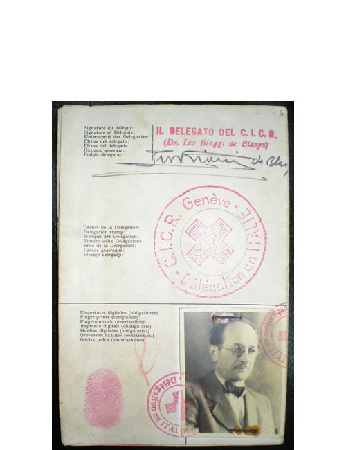 Certificado de la foto de la Cruz Roja Internacional de Eichmann,